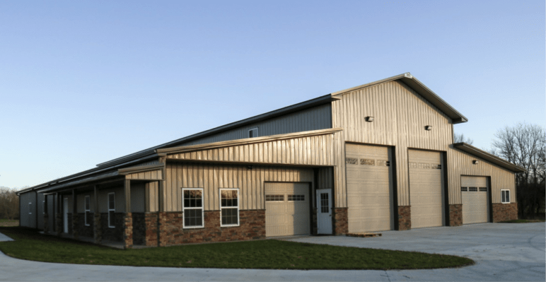 Randy Meyer Racing shop building in Spring Hill, Kansas