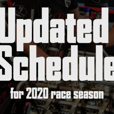 Schedule Changes for 2020 Race Season
