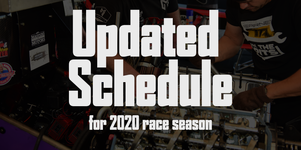 Schedule Changes for 2020 Race Season