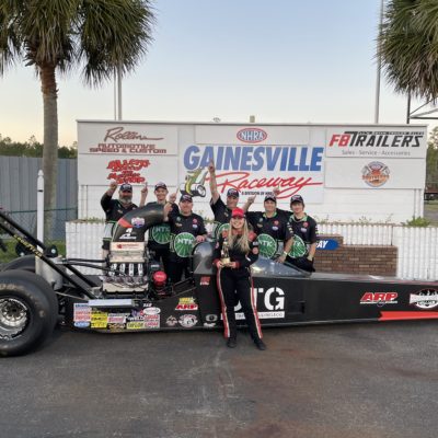 Julie Collects First Baby Gators Event Win with Randy Meyer Racing