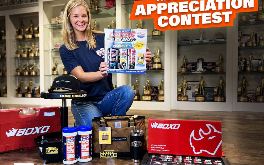 Lucas Oil Partners up with Megan Meyer and Shop Squad’s Student Technicians Monthly Contest