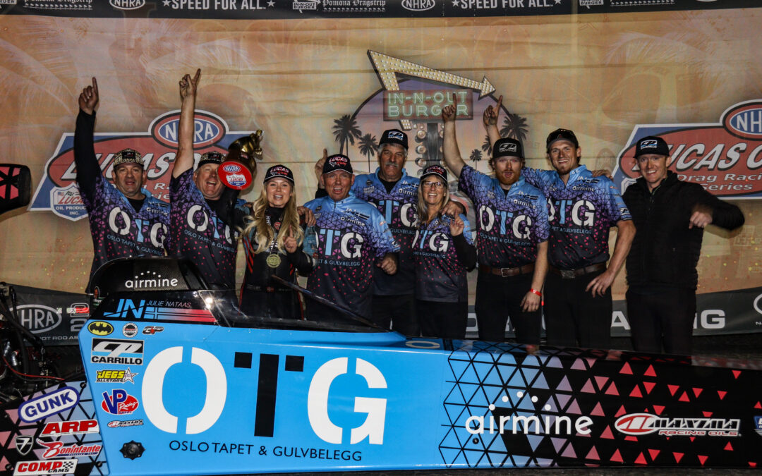 Julie Nataas Claims Victory at NHRA Finals, Concludes Career with Randy Meyer Racing