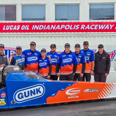 Cummings Wins Cleetus & Cars at Indy with Dominant Performance in the GUNK Dragster
