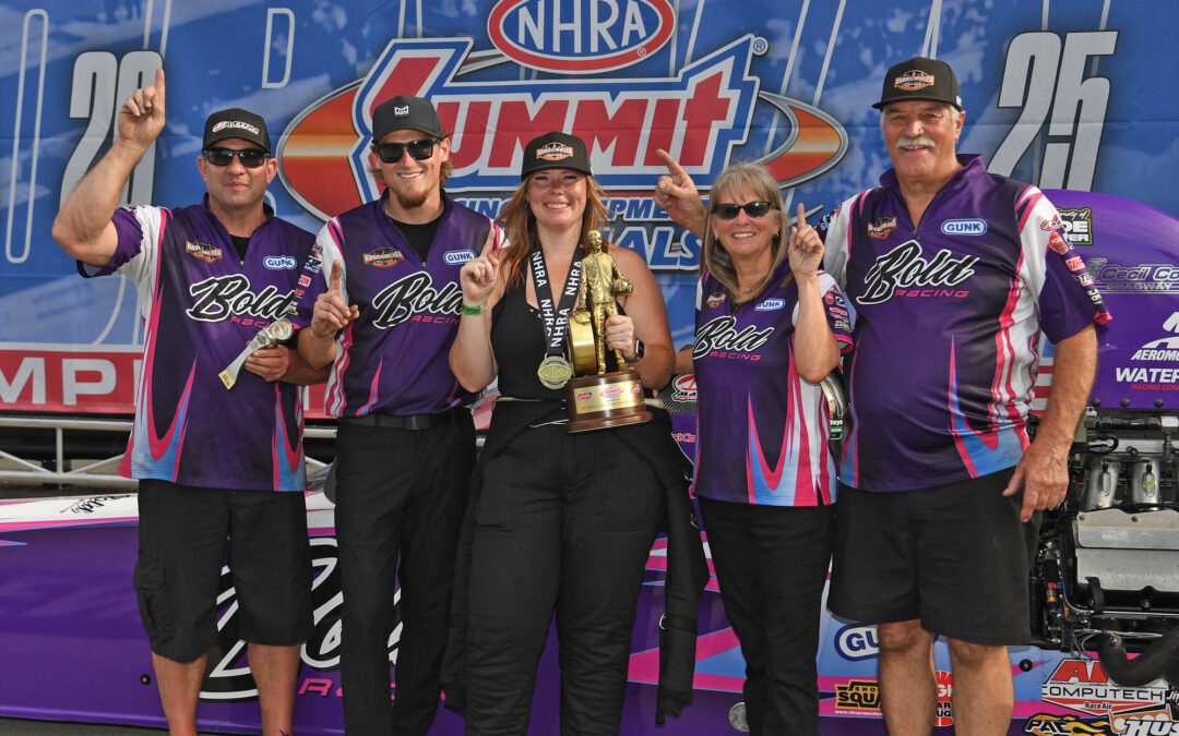 Rookie McKenna Bold Earns First NHRA National Event Victory at Norwalk Nationals with Randy Meyer Racing